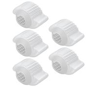 Naroote Couvercle de Bouton de Porte en Silicone Souple, sans Choc électrostatique, Matériau Durable, 5 Pièces, pour la Protection du Salon