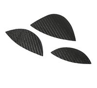 Naroote Couvercle de Jauge de Tableau de Bord, 3 Pièces, Protection Intérieure en Fibre de Carbone de Haute dureté pour Instrument de Tableau de Bord de Voiture LHD (Inférieur)