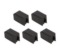 Naroote Couvercle de l'Holdend Extruder, Imprimante Accessoires de Chaussettes en Silicone 5pcs Black Silicone Anti Stick Stable Block Block Cover Blocker pour X1 Carbon P1P