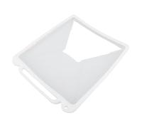 Naroote Couvercle de Protection en Silicone pour Antenne Parabolique, Boîtier Résistant aux Intempéries, Haute ténacité, adapté pour Mini Antenne Parabolique, 1 unité (White)