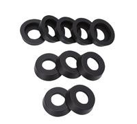 Naroote Couvercle de Queue de Queue de Billard, Manchon de Protection en Caoutchouc pour Bâtons de Billard, avec Conception Absorbant Les Vibrations, Convient à la Plupart des (Noir 21,5 mm/0,8