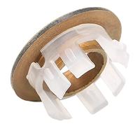 Naroote Couvercle de Trop-plein Circulaire pour Trou D'évier en Laiton Brillant, pour évier de Salle de Bains, Fournitures de Maison (bronze antique)