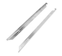 Naroote Couvercles d'espacement de Four, Remplisseurs d'espacement de Cuisinière en Argent, Acier Inoxydable Facile à Nettoyer pour le Ménage (B)