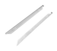 Naroote Couvercles d'espacement de Four, Remplisseurs d'espacement de Cuisinière en Argent, Acier Inoxydable Facile à Nettoyer pour le Ménage (A)