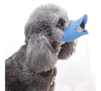 Naroote Couvre-Bouche de Chien en Silicone Réglable, Muselière Respirante en Forme de Bouche de Canard pour L'entraînement aux Aboiements et aux Morsures, Couvre-Bouche pour Animaux de Compagnie (S)
