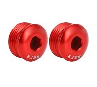 Naroote Couvre-Pédale de Vélo de Montagne, 2 Pièces Cache-poussière de Vis de Pédale en Alliage d'aluminium, Couvre-Pédales de Roulement de Cyclisme M14x6,5 Mm avec Protection Antirouille pour