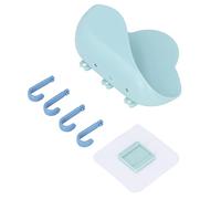 Naroote Crochet Mural Adhésif Puissant, Conception Polyvalente en Forme de Nuage pour Cuisine, Salle de Bains, Chambre à Coucher, Paquet de 4 en Plastique 12.3cm X 8.7cm (BLUE)