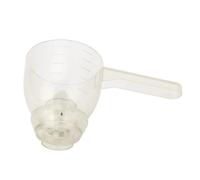 Naroote Cuillère à Mesurer, échelle d'entonnoir de Cuillère à Mesure Pratique ABS pour Poudre (WHITE)