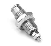 Naroote Cylindre Pneumatique en Forme de Mini Aiguille Cylindre Compact à Boulon à Goupille à Simple Action pour Dispositifs de Positionnement Alésage CJPB pour Ateliers Industriels (CJPB6*10)