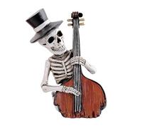 Naroote Décor de Squelette, Style de Dessin animé, Figurine de Crâne Drôle, Décoration de Maison Hantée pour Les événements de Salle D'évasion (#1)