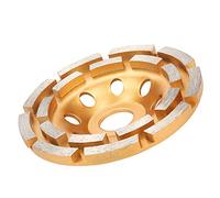 Naroote Disque de Meulage Diamant à Double Rangée pour un Retrait en Douceur des Copeaux et une Coupe Nette, pour Meuleuse D'angle, 115 Mm/125 Mm/180, pour Machine à Polir (115mm)