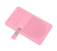 Naroote Disque D'enroulement de Papier, Outil de Grille de Bricolage Durable pour Plaque à Aiguille avec Anneaux Dérivés, Tiroir de Rangement pour L'artisanat, Couleur Bleue 6,1x3,6 Pouces (PINK)