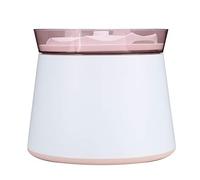 Naroote Distributeur d'eau Rose pour Animaux de Compagnie, Joli Distributeur d'eau pour Petits Chiens et Chats, éponge Filtrante Haute densité, Facile à Nettoyer, Déflecteur Anti-débordement (Pink)