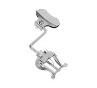 Naroote Dossier de Musique Portable et Durable, Support de Partitions pour Instruments à Vent, Lyre de Marche Universelle en Métal argenté pour Musiciens