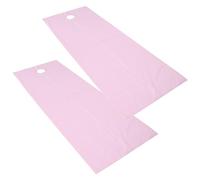Naroote Draps de Lit pour Salon de beauté SPA, Housse Douce et Imperméable pour Table de Massage 200x75cm, 2 pièces. Idéal pour Salon de beauté, Centre de Massage et SPA (Rosâtre)
