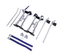 Naroote Échasses pour Cloisons Sèches 225 Lb en Aluminium Réglable de 24 | Alliage D'aluminium 6030, Plaque de Base en Nylon, Semelle en Caoutchouc, Travaux de Peinture, équipement de Peinture,