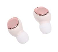Naroote Écouteurs Bluetooth 5.6, Véritables écouteurs Stéréo sans Fil, Antibruit avec Lecture 80H et Affichage LED, Idéaux pour la Musique et Les Appels (Beige)
