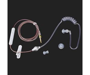 Naroote Écouteurs Intra-auriculaires de sécurité à Tube D'air avec Micro pour IOS, Suppression du Bruit pour la Conduite et L'exercice, Radioprotection pour la sécurité, Casques Filaires pour les