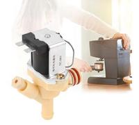 Naroote Électrovanne électrique Normalement Fermée DC24V, Vanne D'eau de Haute qualité pour Machines à café et Distributeurs 9.2x7.8cm
