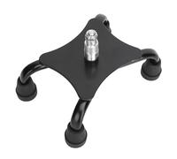 Naroote Embout de Canne de Marche à Quatre Pieds Haute stabilité pour un équilibre et une sécurité Améliorés, Acier Inoxydable, 1 Pièce