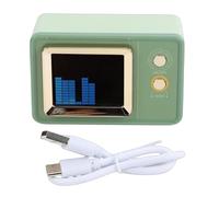 Naroote Enceintes Bluetooth Portables, Mini Enceinte Bluetooth sans Fil Vintage avec Affichage des Paroles et Son Clair, Décoration D'intérieur étanche pour Bureau, Salle de Bain