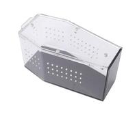 Naroote Enclos pour Araignées Sauteuses, Terrarium Transparent en Acrylique de 5,1 X 6 X 9,5 Pouces avec Trous D'aération Stratégiques, pour Mantes, Tarentules, Escargots, Lézards