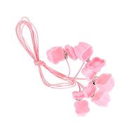 Naroote Ensemble de 5 Boîtes de Rangement Durables pour Dents de bébé, avec Jolis Couvercles à Fleurs pour de Merveilleux Souvenirs D'enfance pour les Enfants, Collier Organisateur de Dents en (PINK)