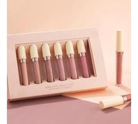 Naroote Ensemble de 6 Rouges à Lèvres Liquides Mats, Brillant à Lèvres Longue Durée avec Texture Parfumée à la Rose, Ensemble de Maquillage pour les, Idéal pour le Maquillage Quotidien, de Fête et