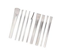 Naroote Ensemble de Couteaux de Pédicure Professionnels pour L'élimination des Peaux Mortes 9 Pièces Kit D'outils de Soins des Pieds en Acier Inoxydable Mini Sac de Rangement Ergonomique