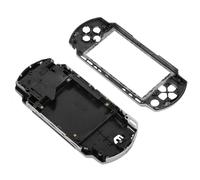 Naroote Ensemble de Couvercle de Boîtier Complet de Remplacement avec Conception Antidérapante pour Kit de Réparation de Console 1000 pour Coque de Jeu (SILVER)