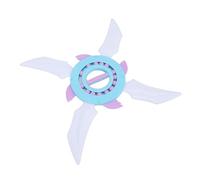 Naroote Ensemble de Dépliants Lumineux, Disques de Lancement électroniques LED avec Lumières à Détection de Mouvement pour Enfants, Jouet Volant Qui Brille dans le Noir pour le Jeu en (Bleu Violet)