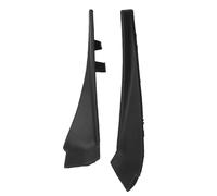 Naroote Ensemble de Garniture D'extension de Capot Latéral D'essuie-Glace Avant pour Rogue 2014-2020, Améliore l'efficacité de L'essuie-Glace, Matériau ABS, Noir, 2 Panneaux, pour Une Vue Claire en