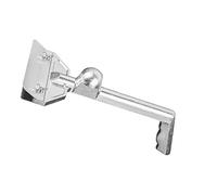 Naroote Ensemble de Grattoirs pour Grill, Grattoir pour Plaque Chauffante en Acier Inoxydable Robuste avec Poignée Ergonomique, 4 Lames de Rechange, pour Restaurant, Barbecue