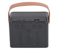 Naroote Ensemble de Haut-parleurs de Microphone, Haut-Parleur de Microphone sans Fil, qualité Sonore Stéréo, Double Support de Portable pour Voyage (Double Microphone)