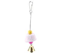 Naroote Ensemble de Jouets Perroquets en Bois Colorés, 5 Pièces, pour Mâcher, Grimper et Se Balancer, Parfait pour Les Jeux de Calopsittes et de Perruches