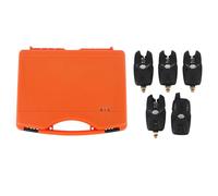 Naroote Ensemble Indicateur D'alarme pour la Pêche à la Carpe, sensibilité du Volume Sonore Réglable avec Double Alerte Sonore et Visuelle, Résistant à l'eau pour la Pêche en Bord de