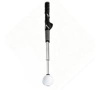 Naroote Entraîneur de Swing de Golf Rétractable avec Retour Sonore pour Une Pratique Efficace en Intérieur et en Extérieur, Poignée en Acier Inoxydable et Caoutchouc de qualité Supérieure, Léger et