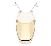 Naroote Épilateur à Fil électronique LED épilateur D'épilation de beauté Rechargeable par USB, Conception Ergonomique pour le Visage des Bras du Cou, Jaune