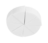 Naroote Éponge de Maquillage Bouffante de Fond de Teint, Outil de Poudre Cosmétique Liquide Exquis pour le Maquillage Quotidien et Halloween avec 8 Bouffées en Latex