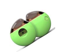 Naroote Éponges de Maquillage Jetable, éponge de Maquillage 6 Sponge de Set Mini Kit d'oeuf de beauté avec Miroir de, Mini-éponge de Multicolo (Green)