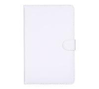 Naroote Étui à Rabat Compact sans Fil Universel pour Clavier Bluetooth, pour et, Support Folio de 6.8 Pouces pour Téléphone (White)