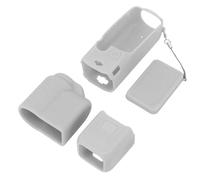Naroote Étui de Protection d'écran pour Caméra d'action, Housse de Protection en Silicone 4 en 1, Ouvertures Précises pour Vlogging (GRAY)