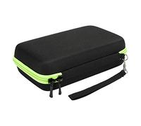 Naroote Étui de Rangement Compact pour Rasoir électrique QP2520/90/70, Sac à Outils de Rasage Résistant aux Chutes, Noir Rouge, Pratique pour Sortir, Matériau en Nylon + TPU (vert foncé)