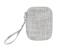 Naroote Étui pour Appareil Photo Portable, Sac de Voyage étanche à Coque Rigide pour Link Link2 Link SQ, Rangement D'accessoires pour Mini Appareil Photo (White)