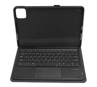 Naroote Étui pour Clavier Bluetooth sans Fil Amovible et Magnétique, pour Pad 6 Pro, pour Usage au Bureau, Housse de Support en PU 11 Pouces 2023 (Black)
