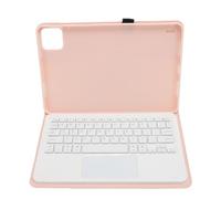 Naroote Étui pour Clavier Bluetooth sans Fil Amovible et Magnétique, pour Pad 6 Pro, pour Usage au Bureau, Housse de Support en PU 11 Pouces 2023 (Pink)