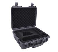 Naroote Étui Rigide pour Kit Mini Antenne, étui de Transport de Voyage Satellite, Boîte de Rangement Portable de Protection pour Mini Béquille, Adaptateur de Tuyau d'alimentation, Accessoires