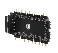 Naroote Extension de Hub ARGB 11 Voies Peu Encombrante pour Le Contrôle de la Carte Mère des Appareils D'éclairage RVB pour Les Joueurs Occasionnels (#2)