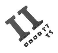 Naroote Extension de Profondeur de Rack de Serveur, Kit d'adaptateur de Montage en Rack encastré 1U, Profondeur d'Extension de 4 Pouces, Alliage 'Aluminium Haute Résistance, Idéal pour Les Racks