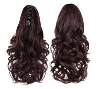 Naroote Extension en Queue de Cheval, Extensions de Cheveux de Poney Queue 5 Couleurs Clamp/Holder de Griffe Synthétique Wig 8 "Clamp/Holder en de Cheval Ondulée de Cheveux avec de Griffe de pour